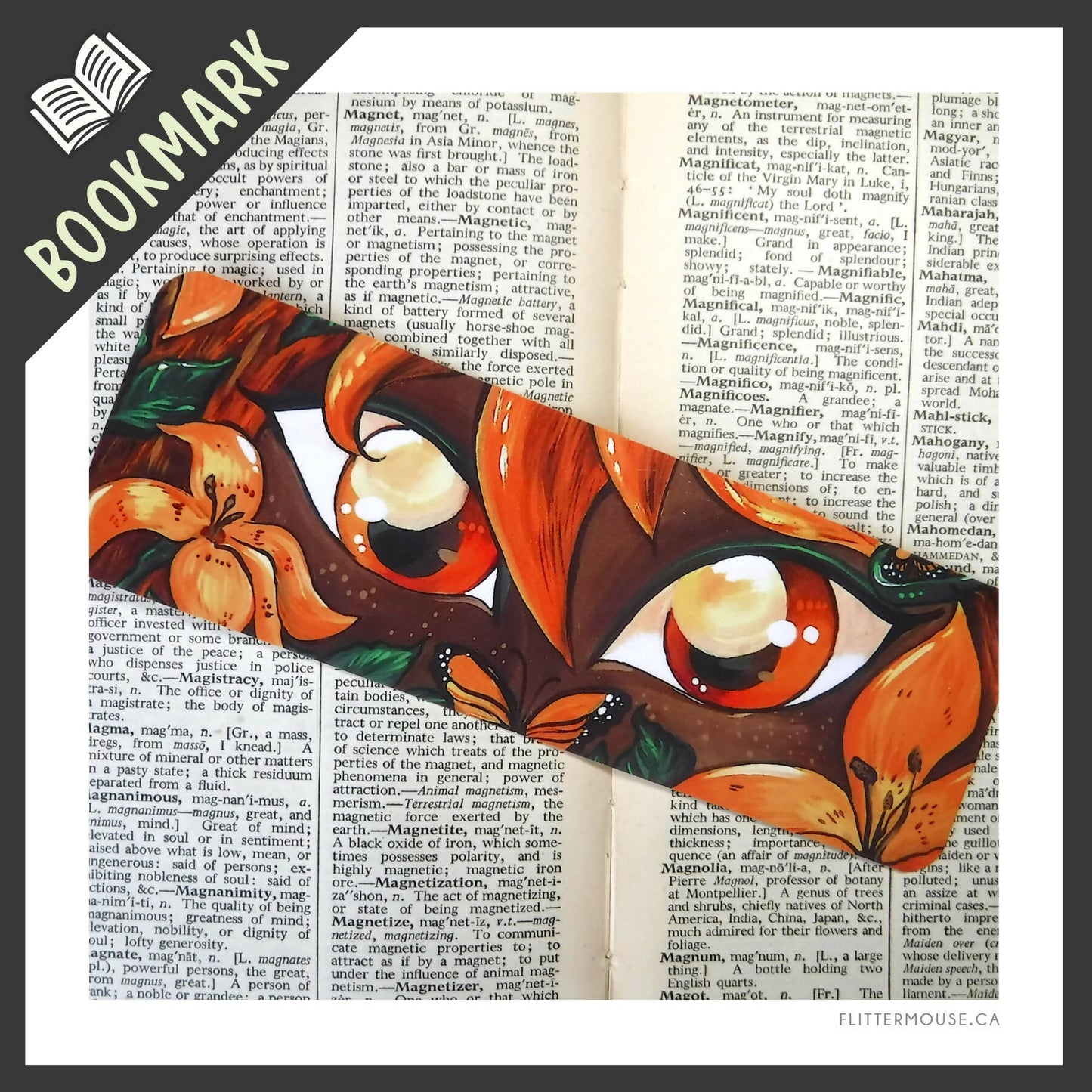 FlitterMouse Bookmarks - Rainbow Gaze Collection - 2"x6"