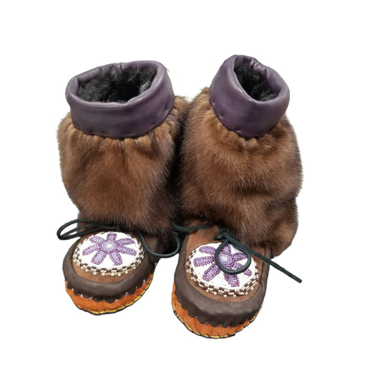 Muskrat Fur Mukluks