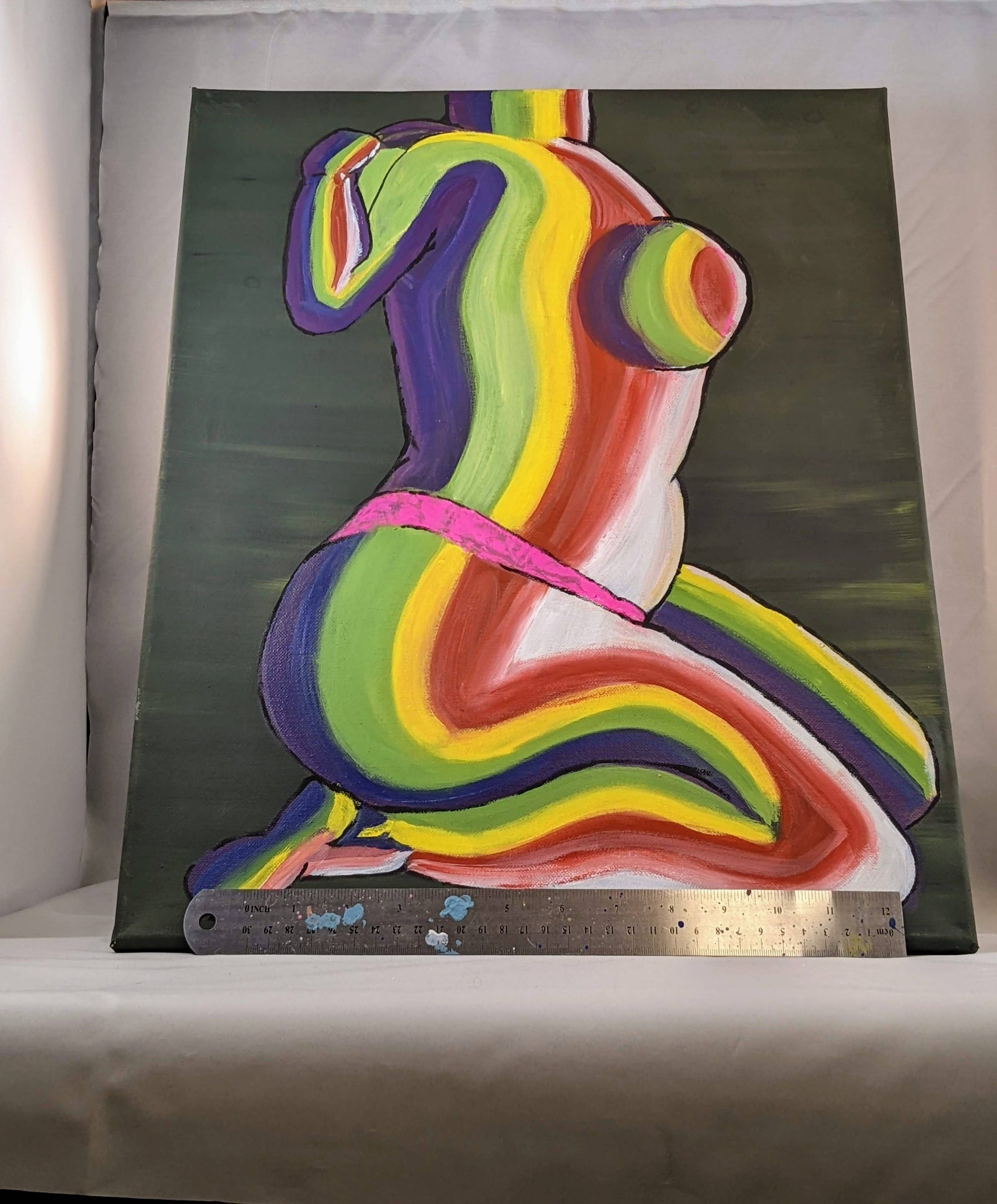 Pride, 20" x 16" , stretched canvas