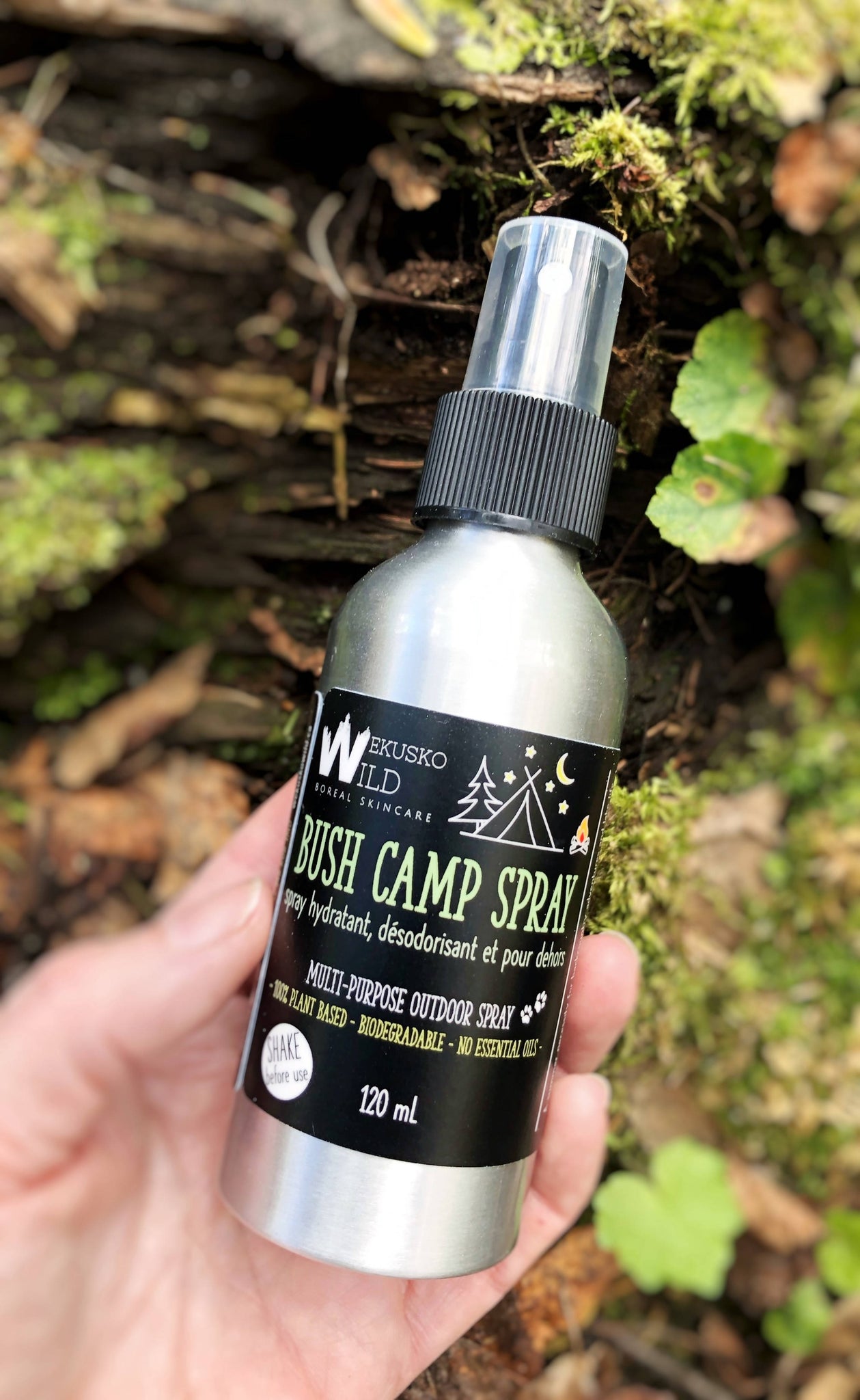 bush camp spray - WEKUSKO WILD Boreal Skincare