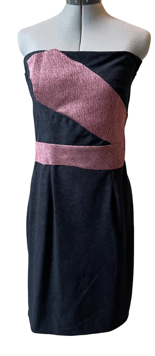 Strapless Black Dress - Designer Dress