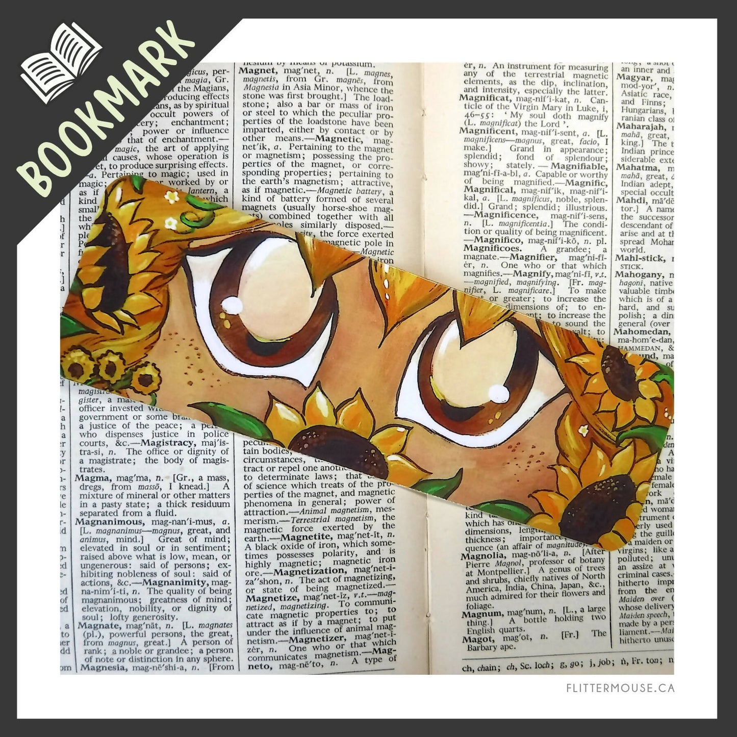 FlitterMouse Bookmarks - Rainbow Gaze Collection - 2"x6"