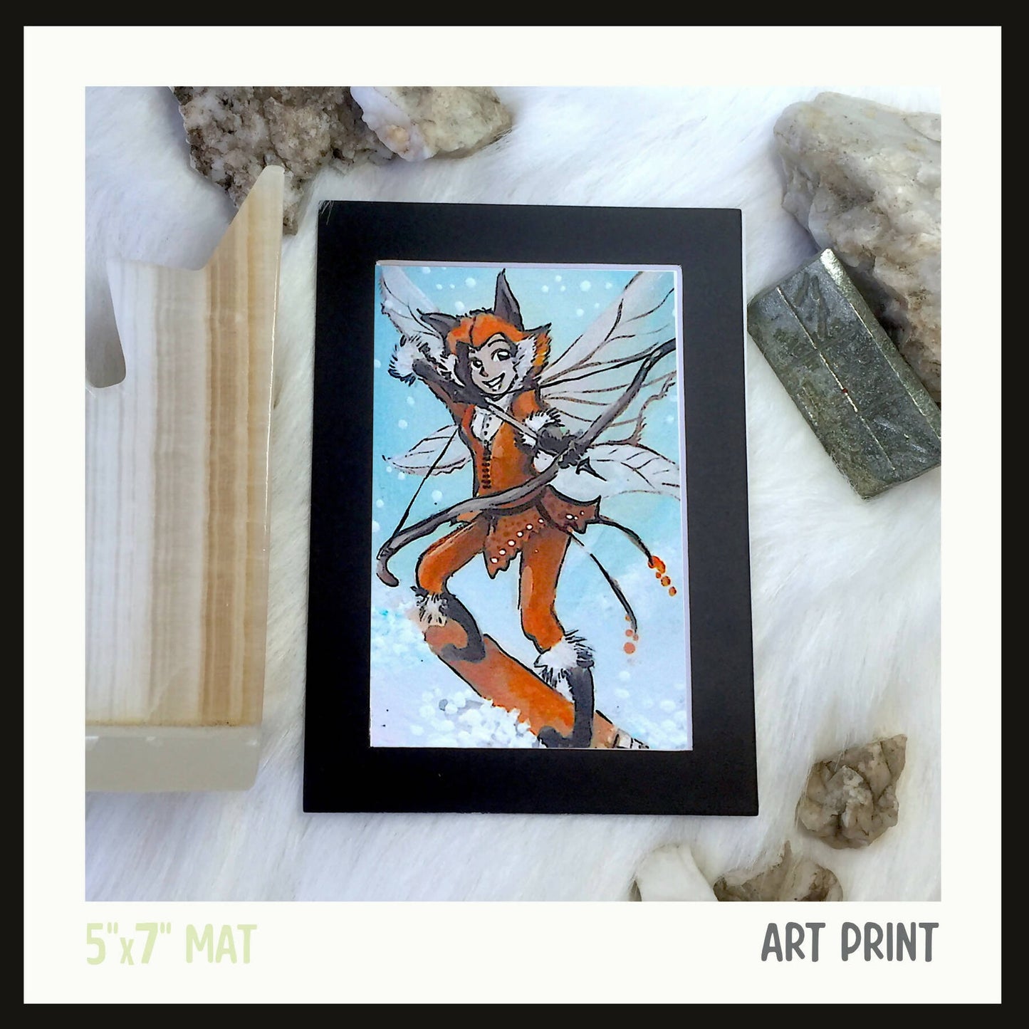 5"x7" Faery Print - Winter Collection