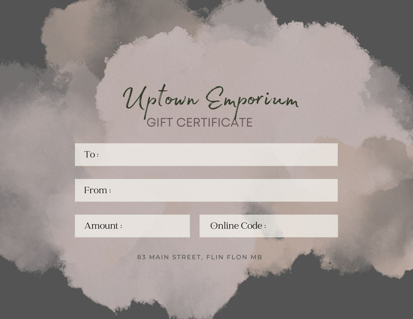 Uptown Emporium Gift Card