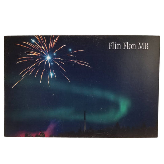 Flin Flon Fireworks Postcard