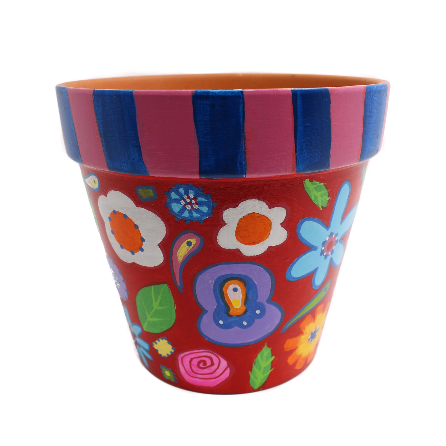 Hand Painted Flower Pots