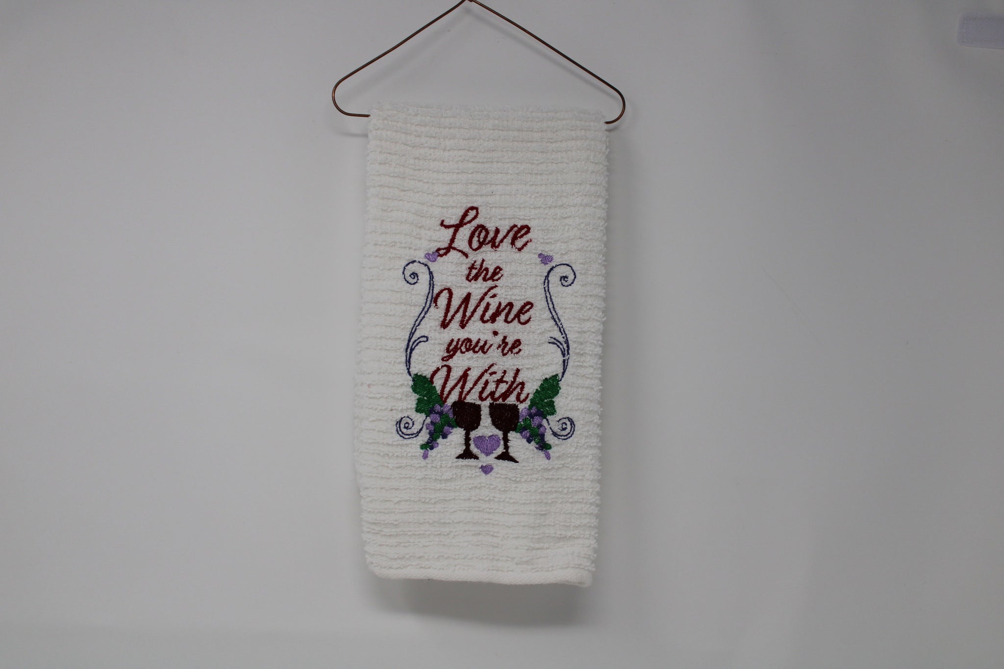Embroidered bar towels