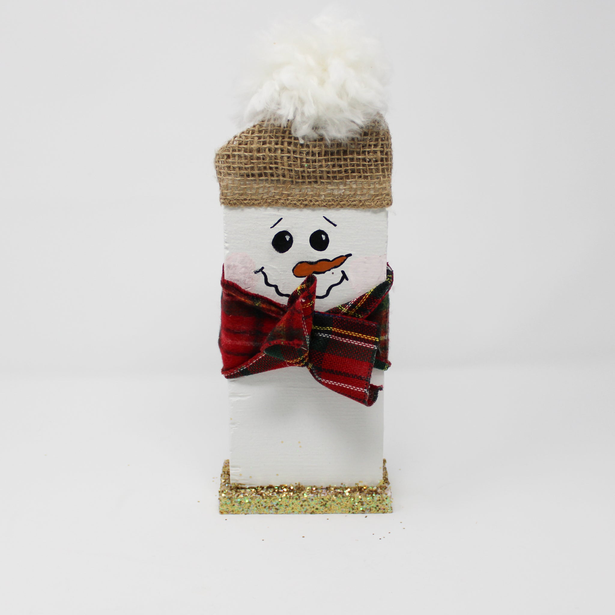Wooden Snowman