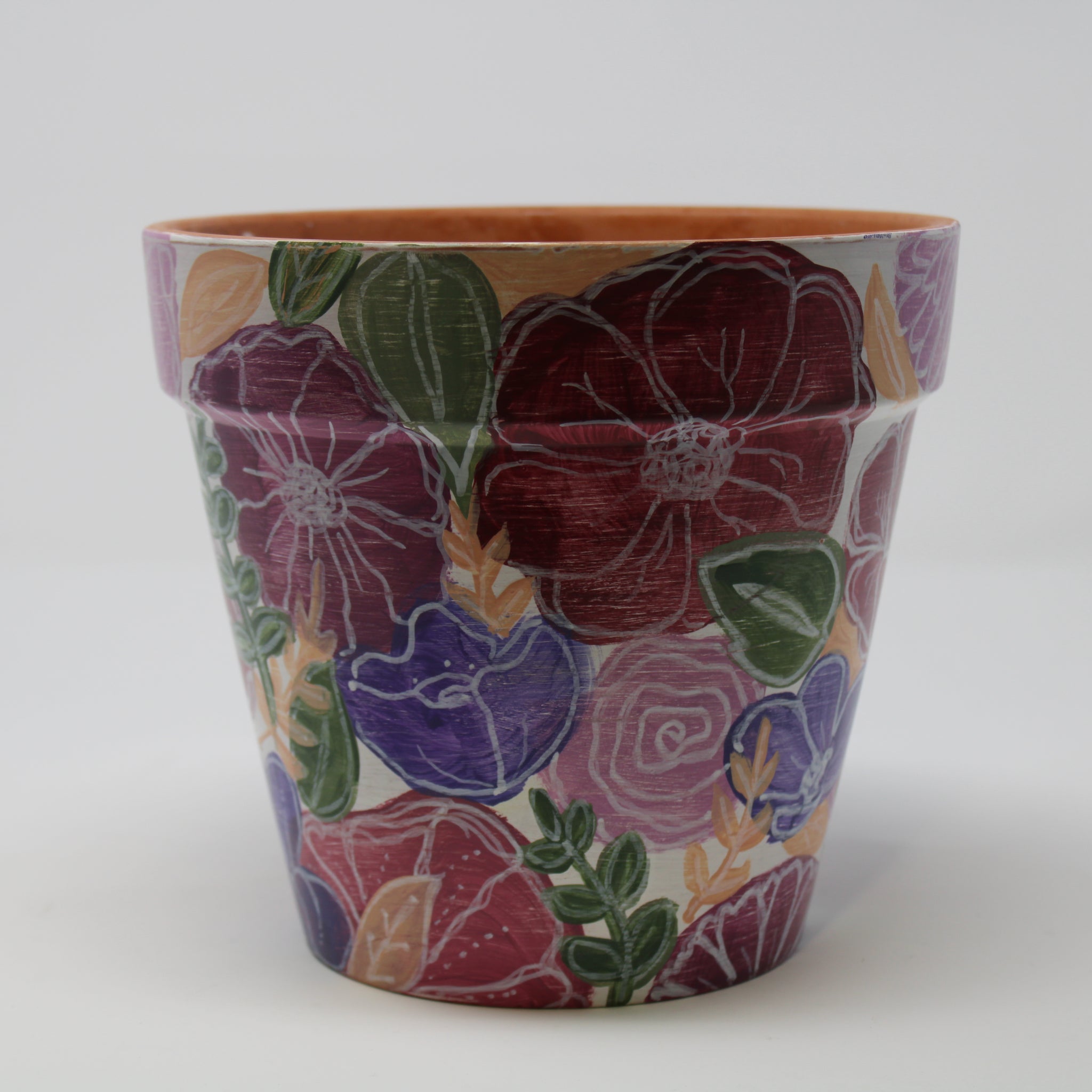 Hand Painted Flower Pots