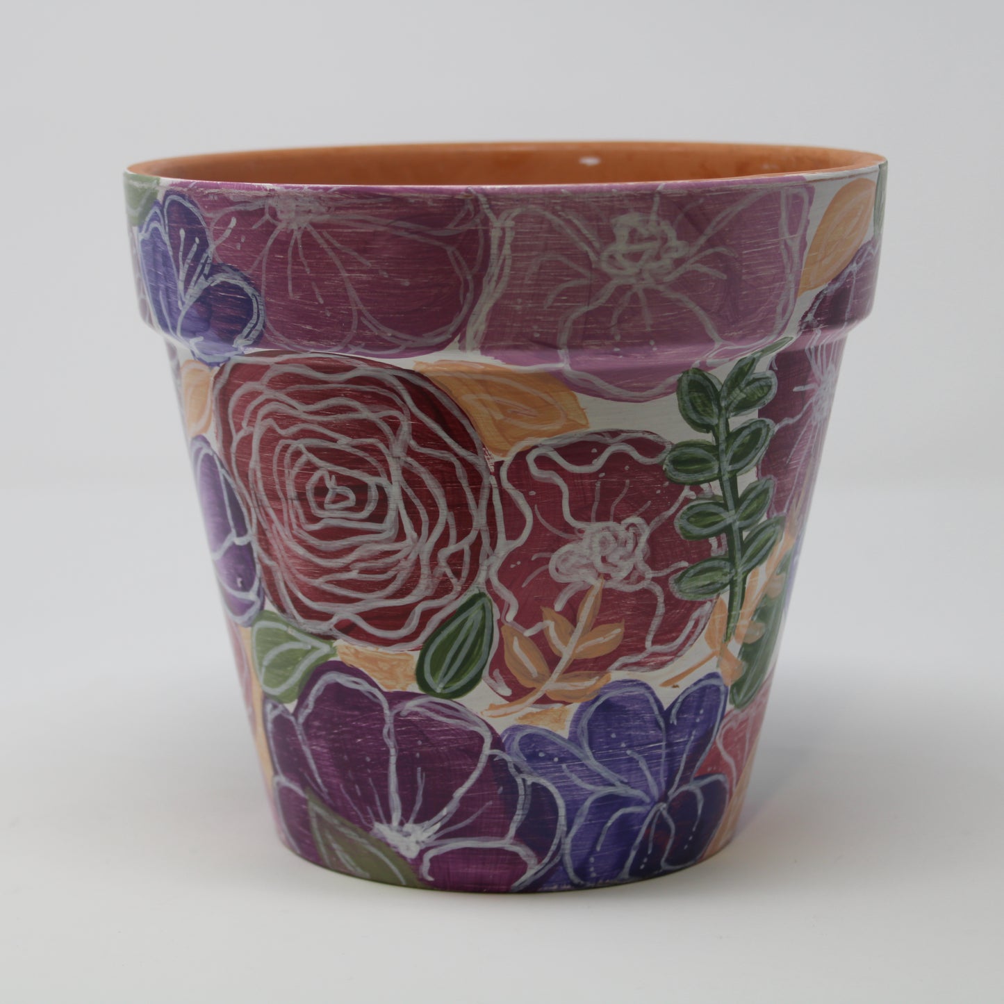 Hand Painted Flower Pots