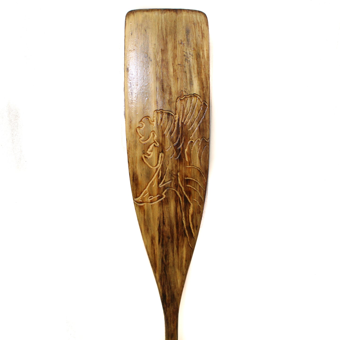 Eagle/Loon Paddle carving