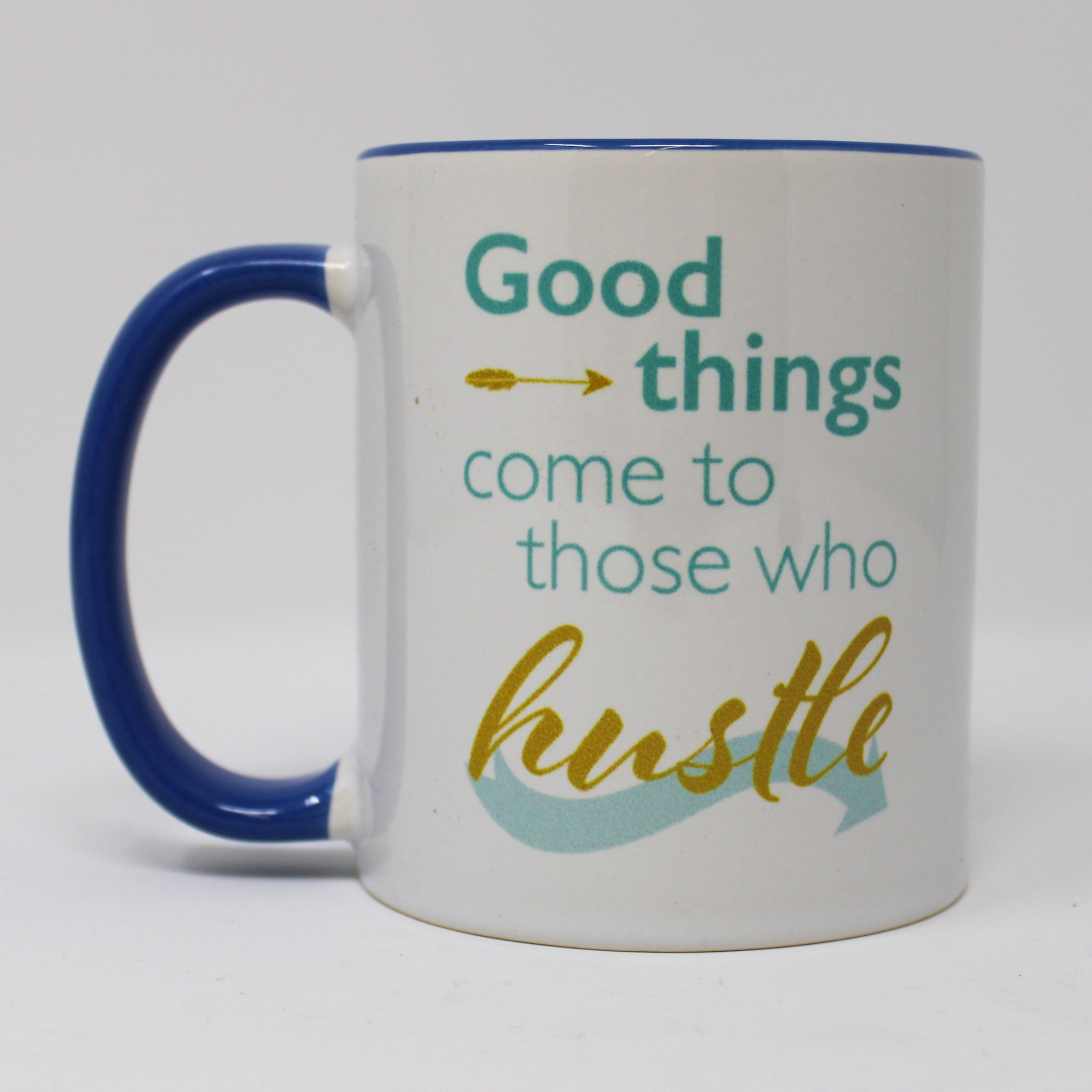 Hustle motivational mug