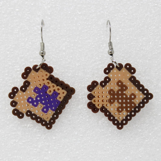 Peanut Butter & Jelly Earings