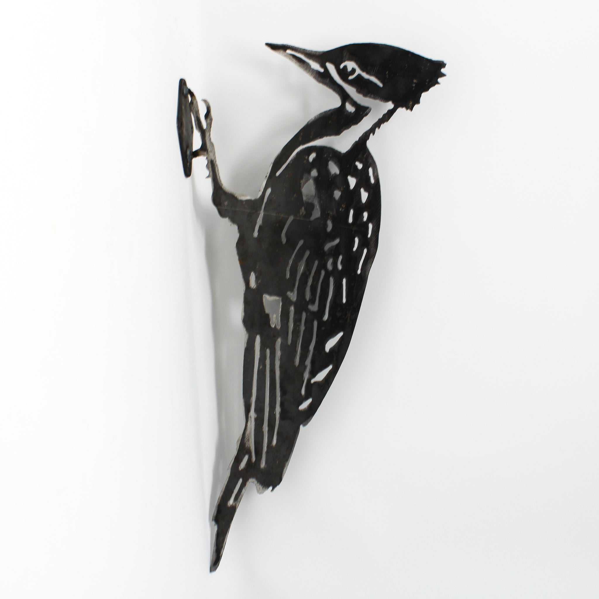 Metal work woodpecker