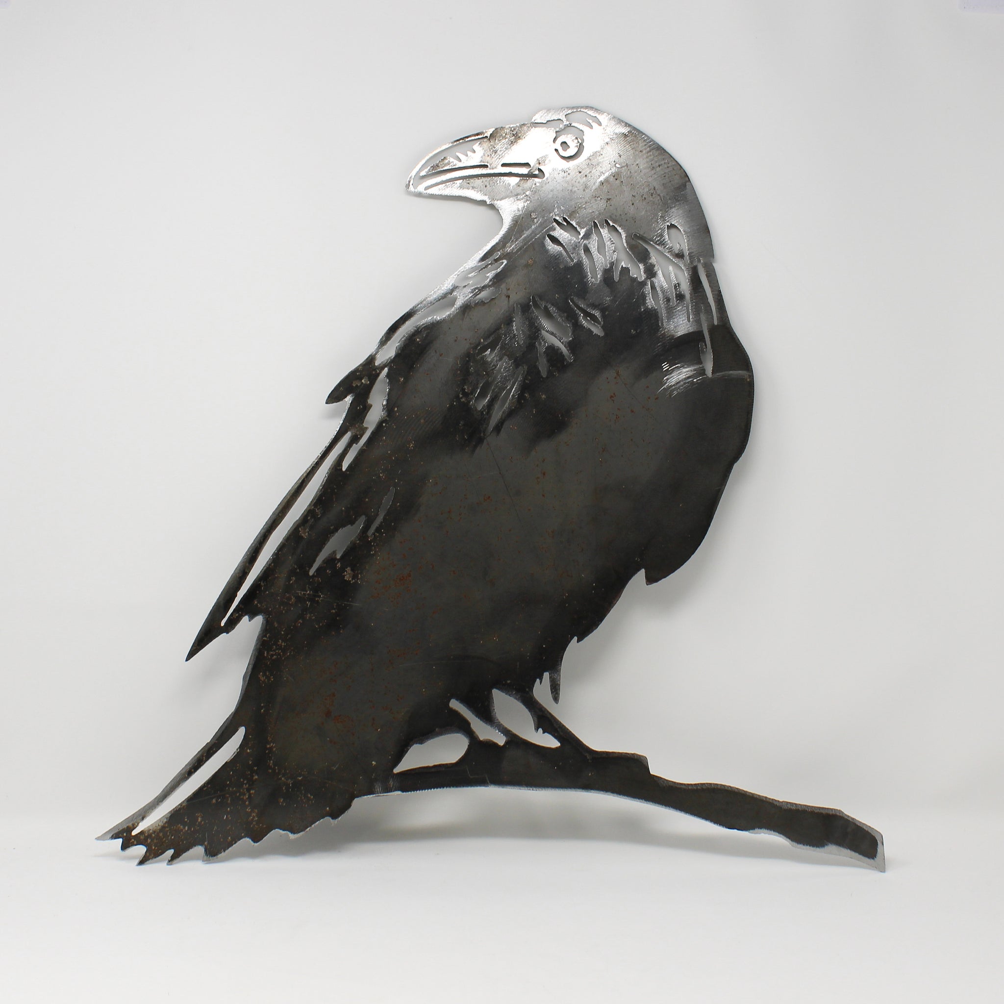 Metal work raven