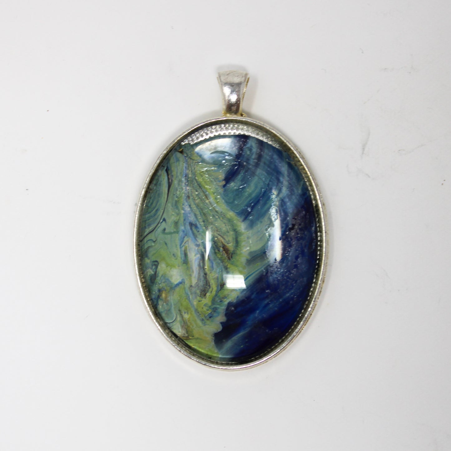 Large oval pendant