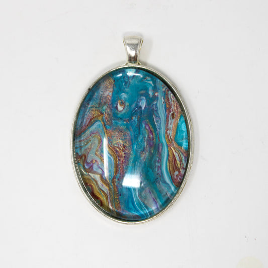 Large oval pendant