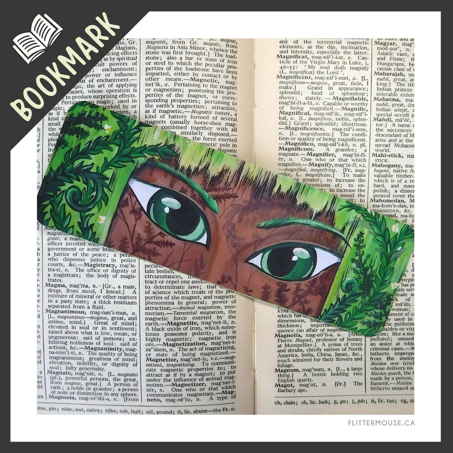 FlitterMouse Bookmarks - Rainbow Gaze Collection - 2"x6"