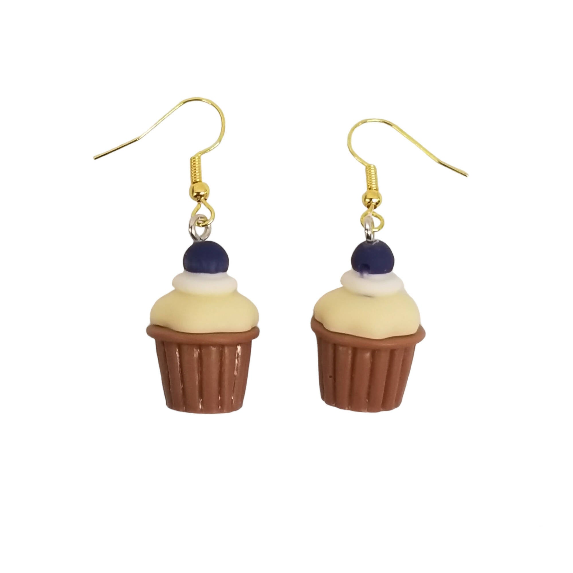 Blueberry Cupcake earrings
