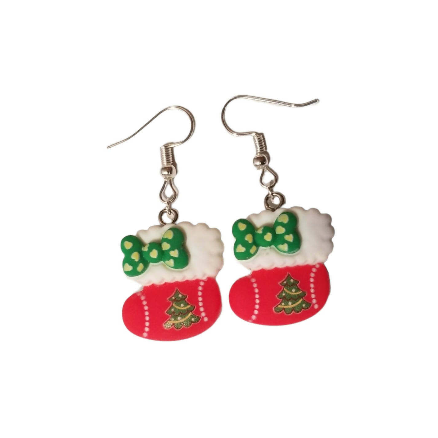 Cartoon Christmas earrings