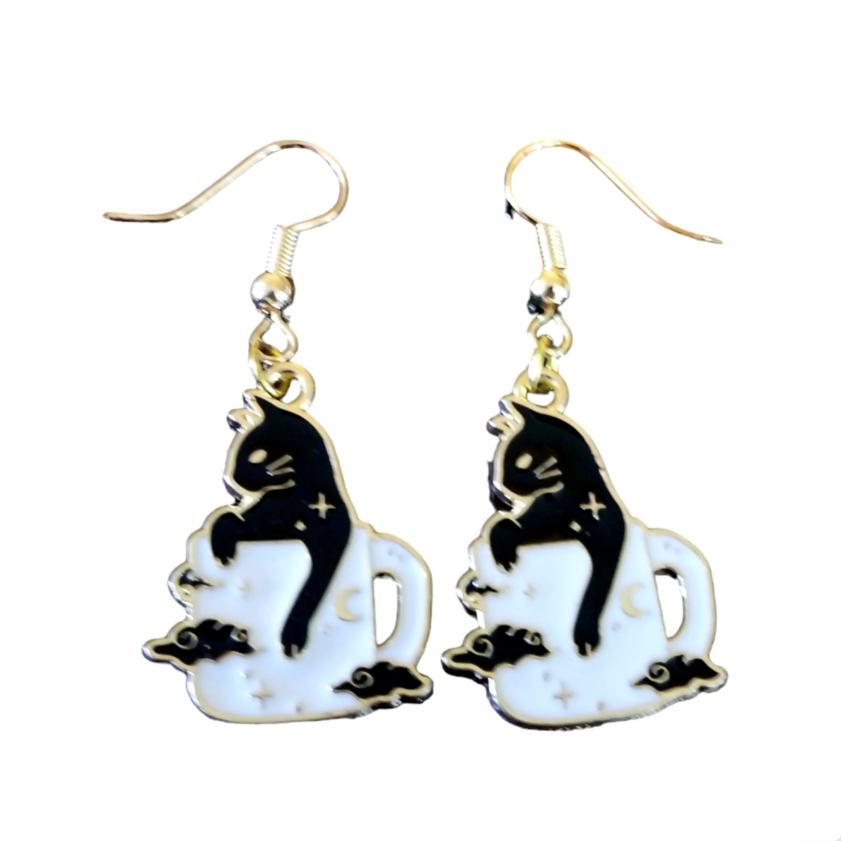 Coffee Cat earrings