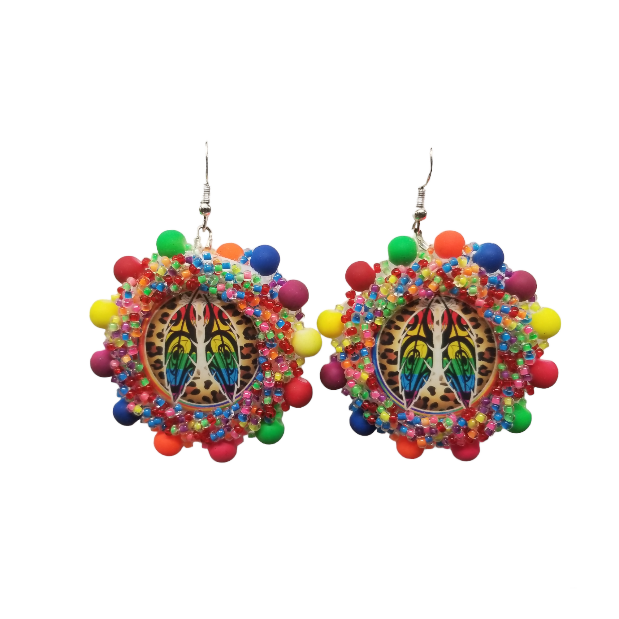 Pride Beadwork Earrings