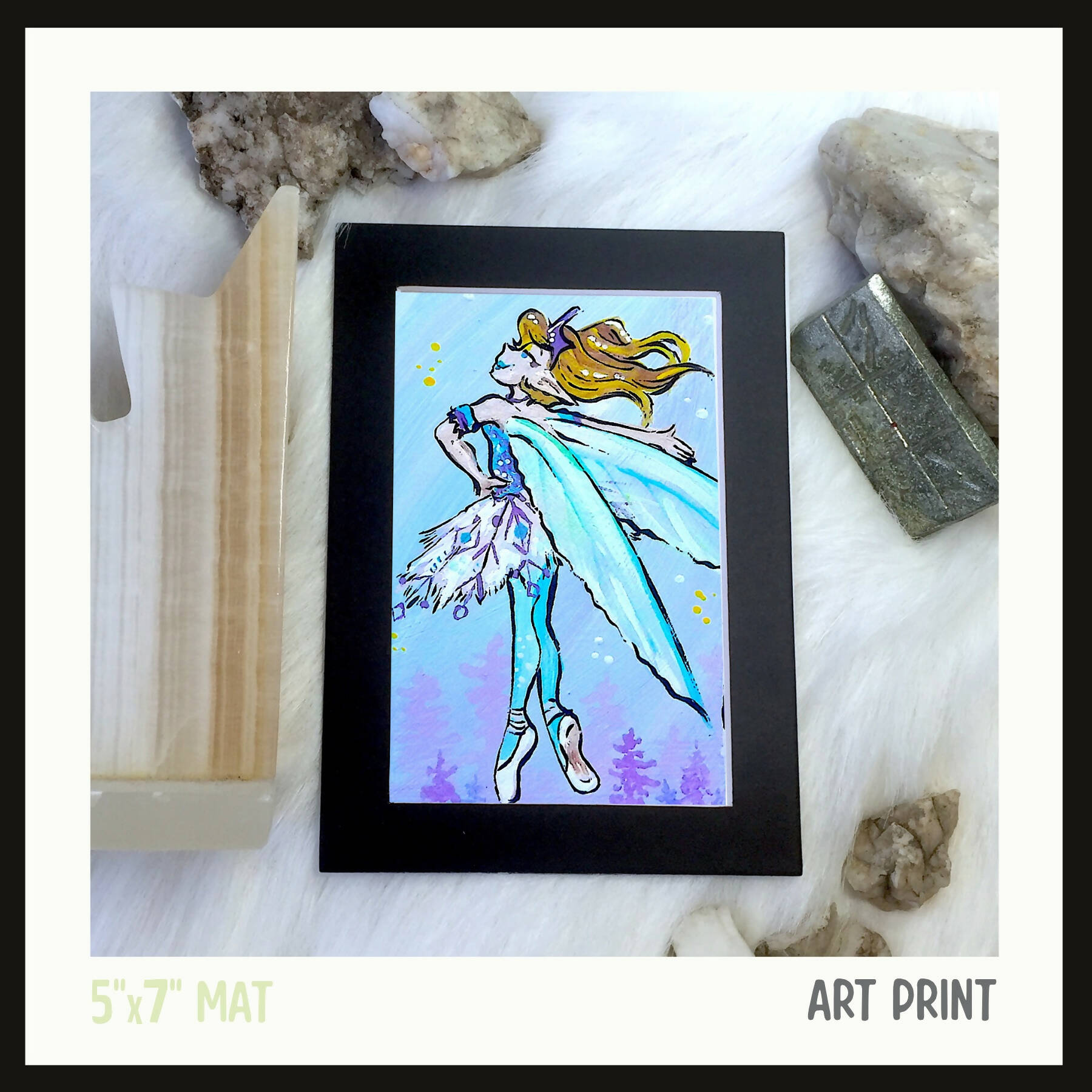 5"x7" Faery Print - Winter Collection