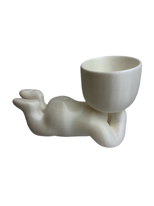 Relaxed dude 3D planter