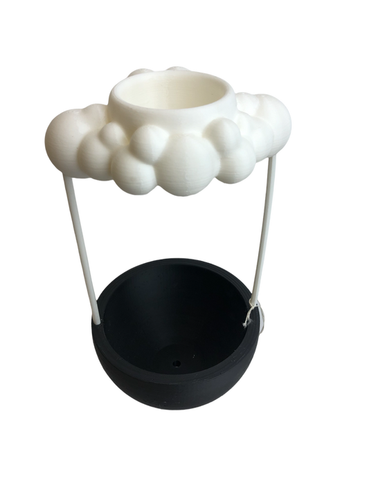3D printed cloud planter