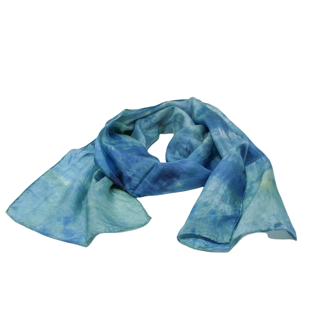 Snow Dyed Silk Scarves