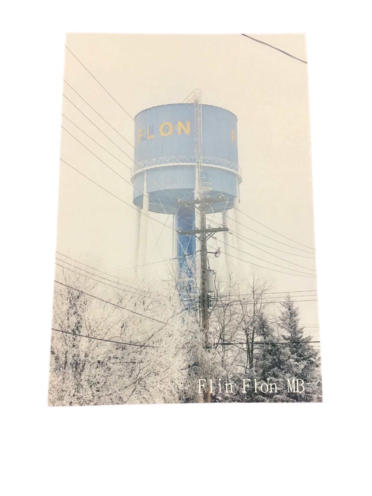 Flin Flon Water Tower card and envelope