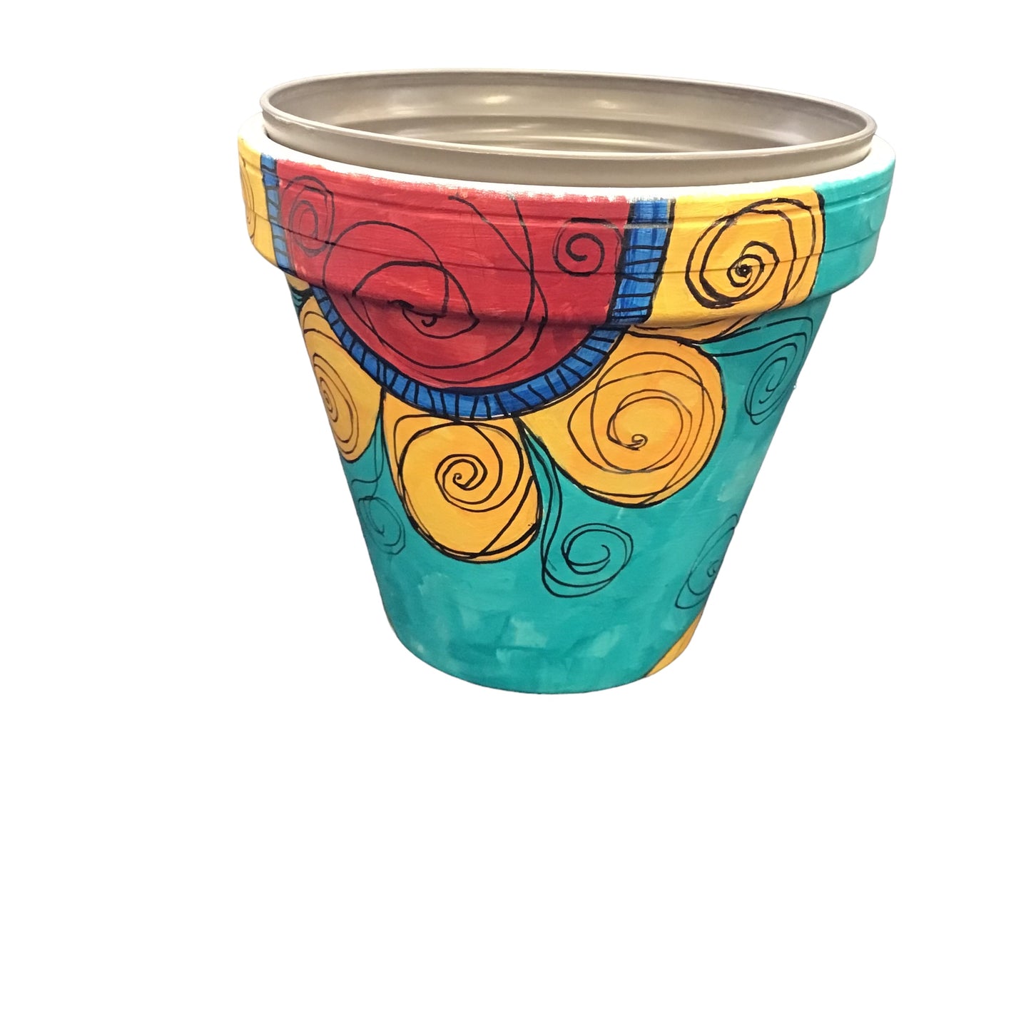 Hand Painted Flower Pots