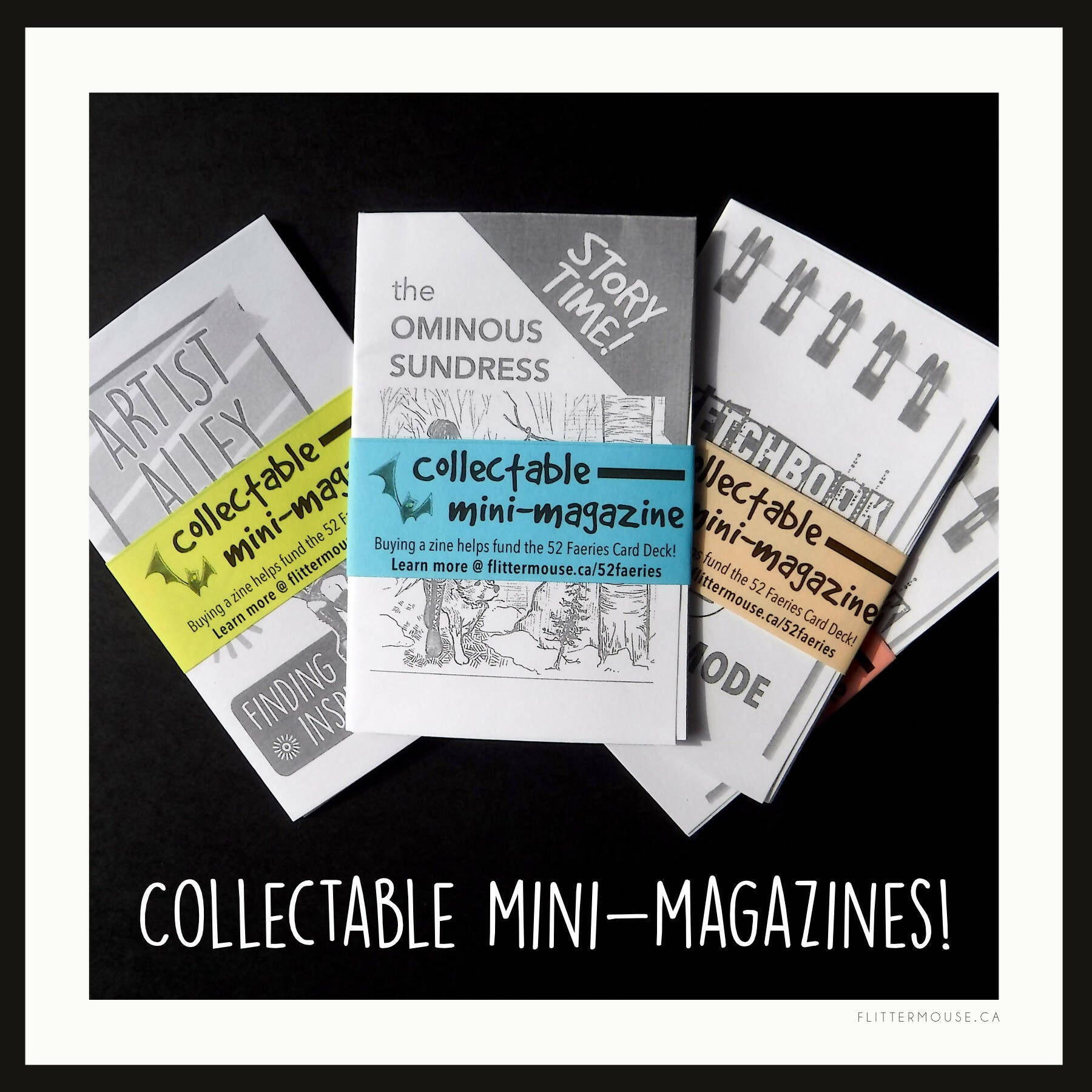 FlitterMouse Zines - Handmade Mini Magazines