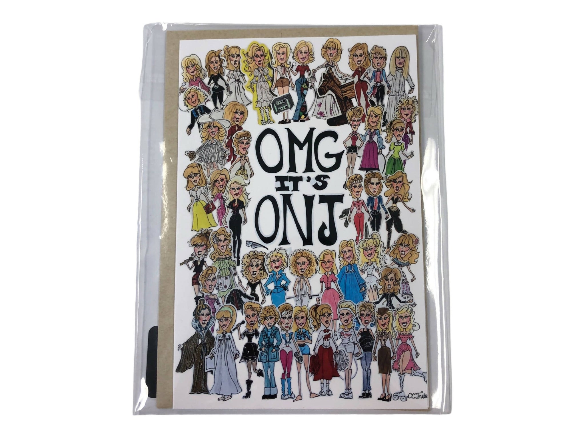 OMG It's Olivia Newton-John Small Card