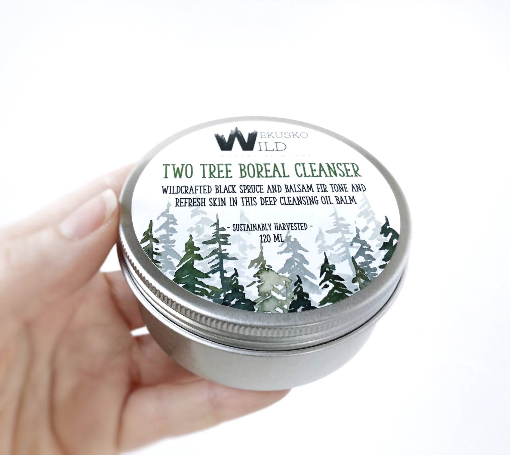 two tree boreal cleanser - WEKUSKO WILD Boreal Skincare