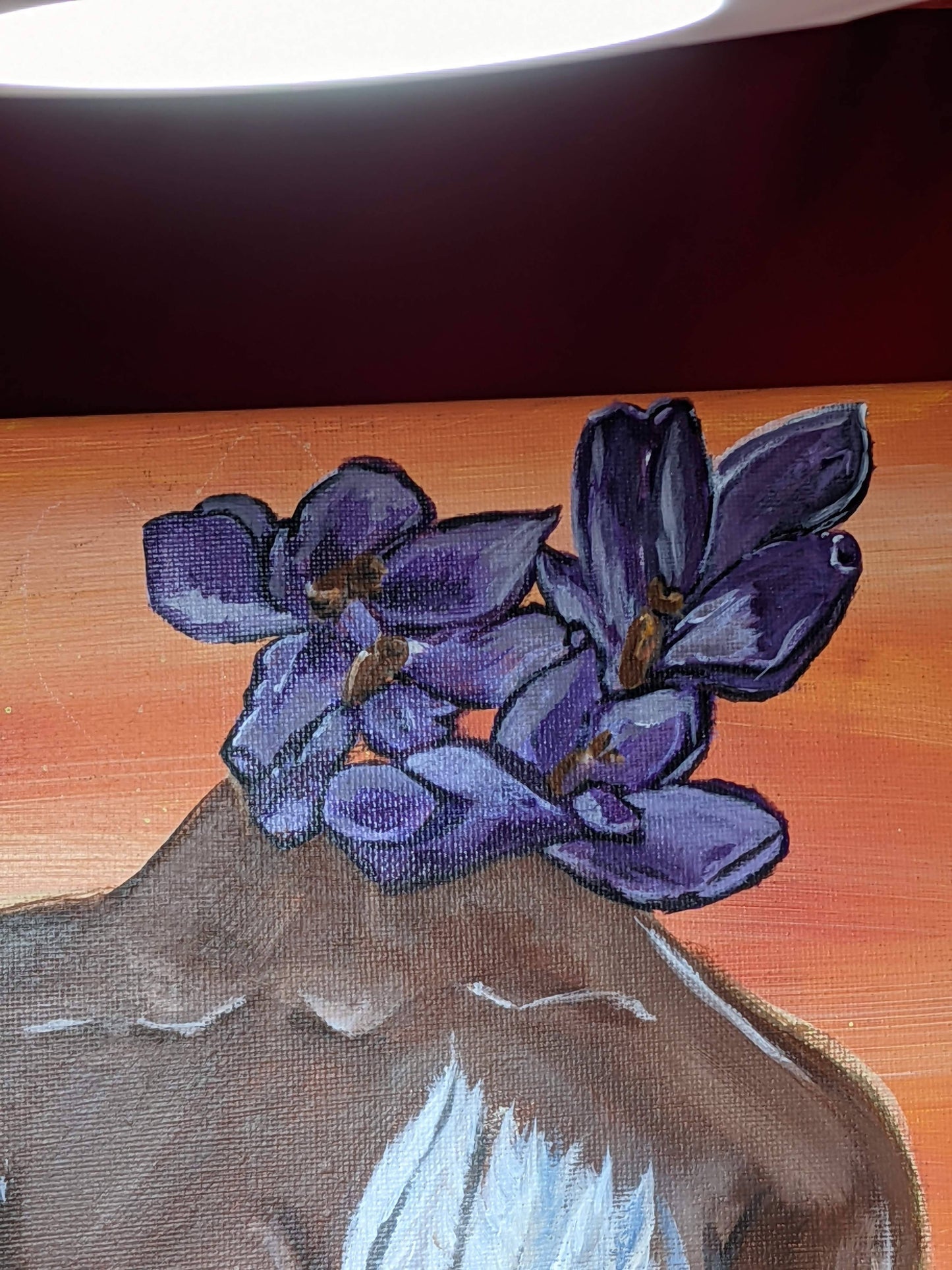 Crocus, 20" x 16", stretched canvas