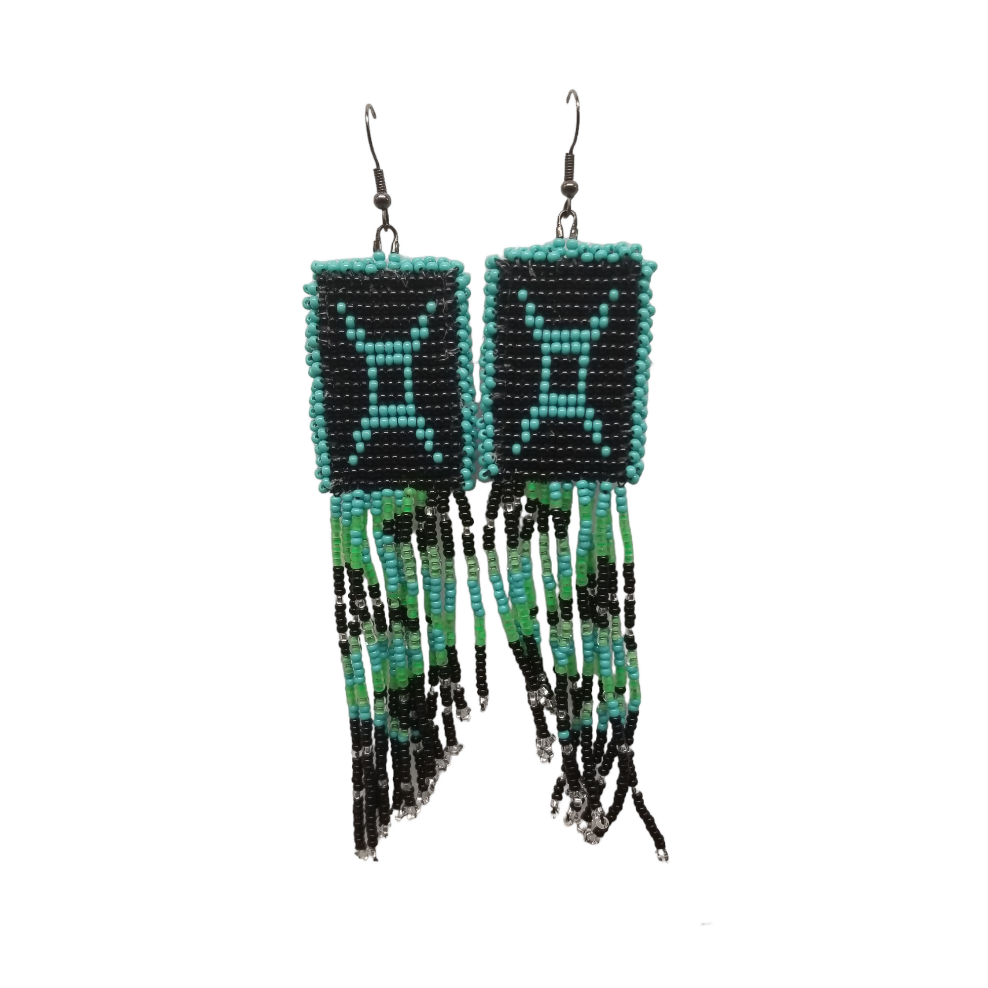 Zodiac Beadwork Earrings