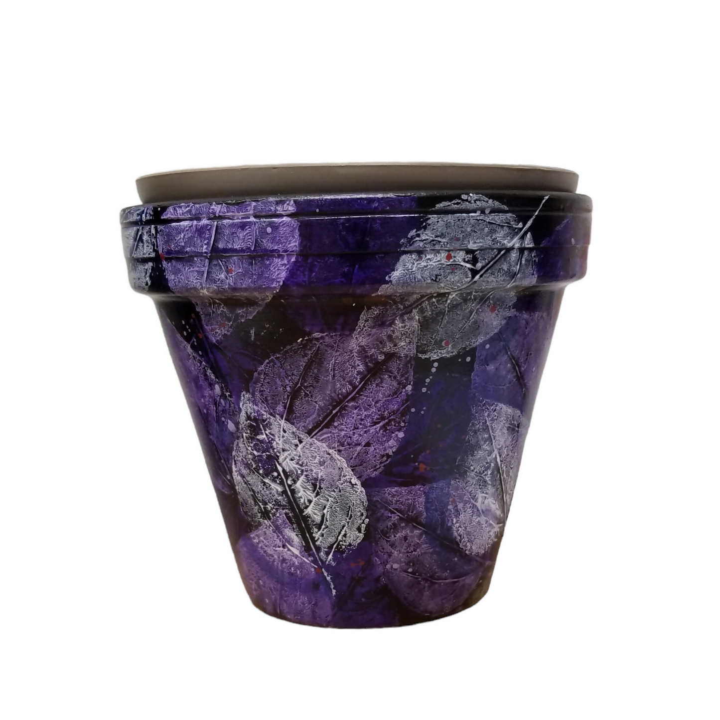 Purple Leaf Flowerpot