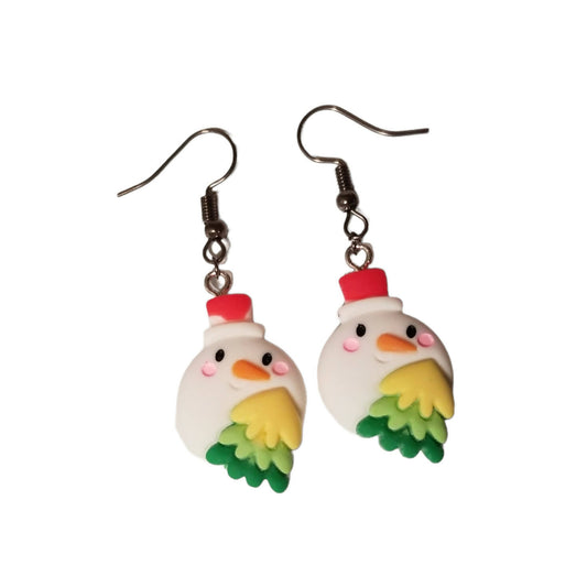 Cartoon Christmas earrings