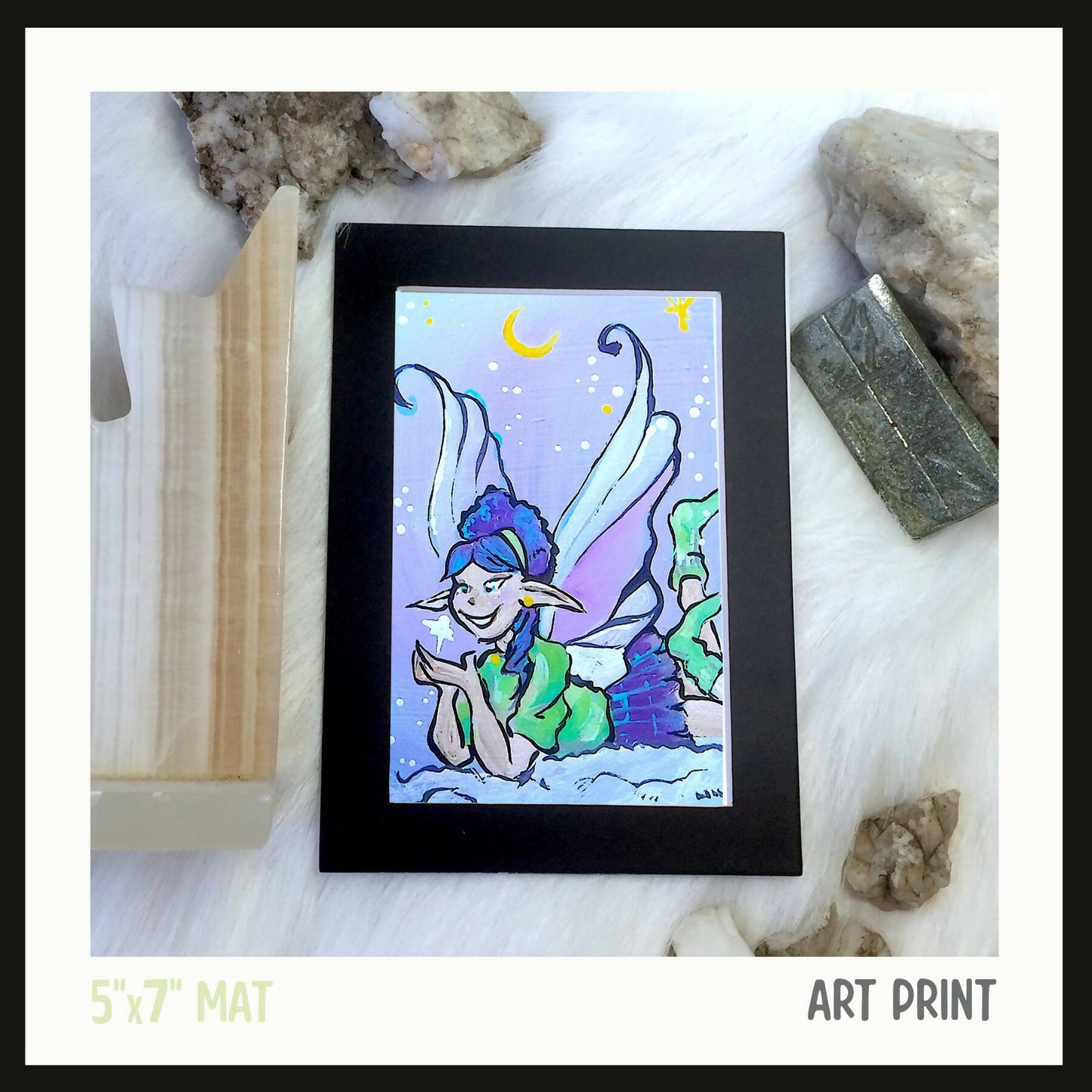 5"x7" Faery Print - Winter Collection