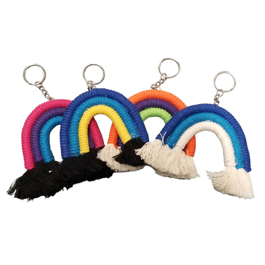 Large Rainbow Keychain