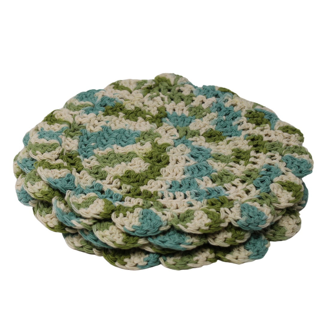 Pkg of 4 Crochet Cotton Doilies