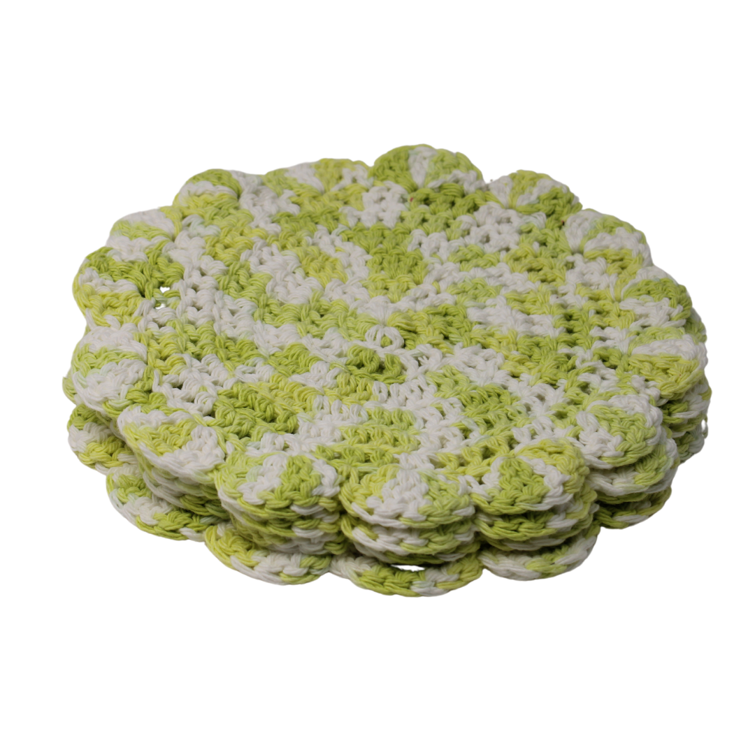 Pkg of 4 Crochet Cotton Doilies