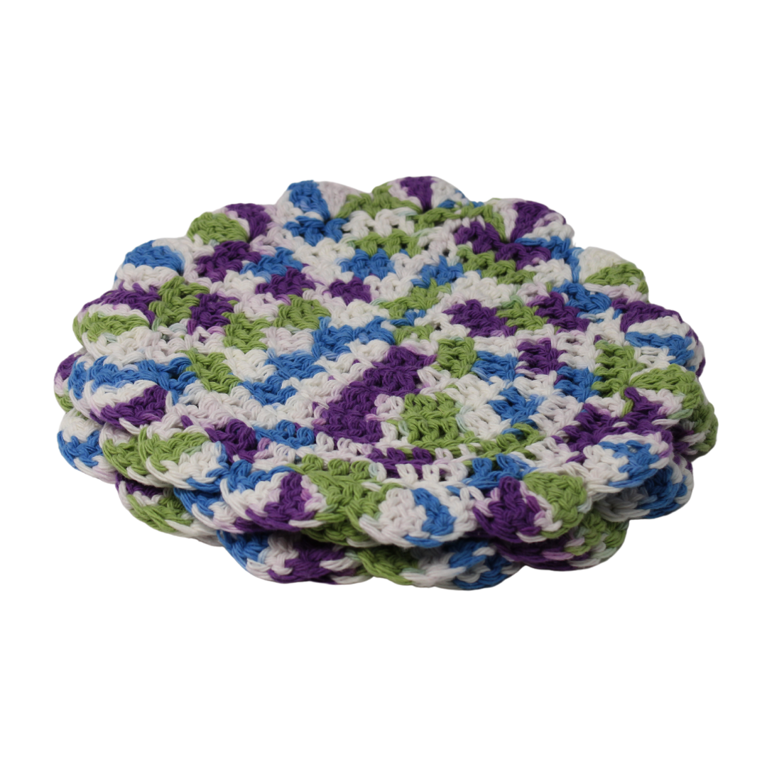 Pkg of 4 Crochet Cotton Doilies