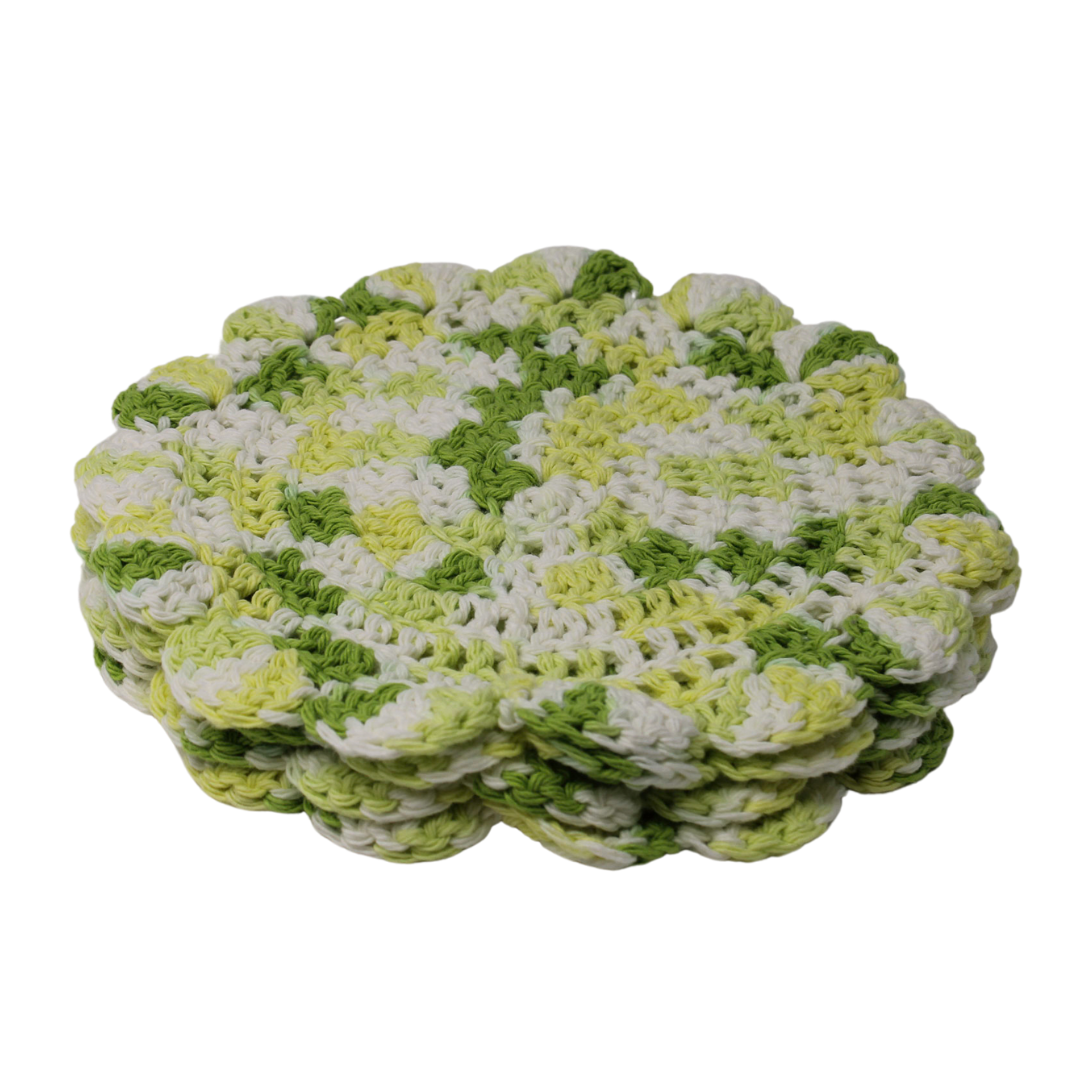 Pkg of 4 Crochet Cotton Doilies