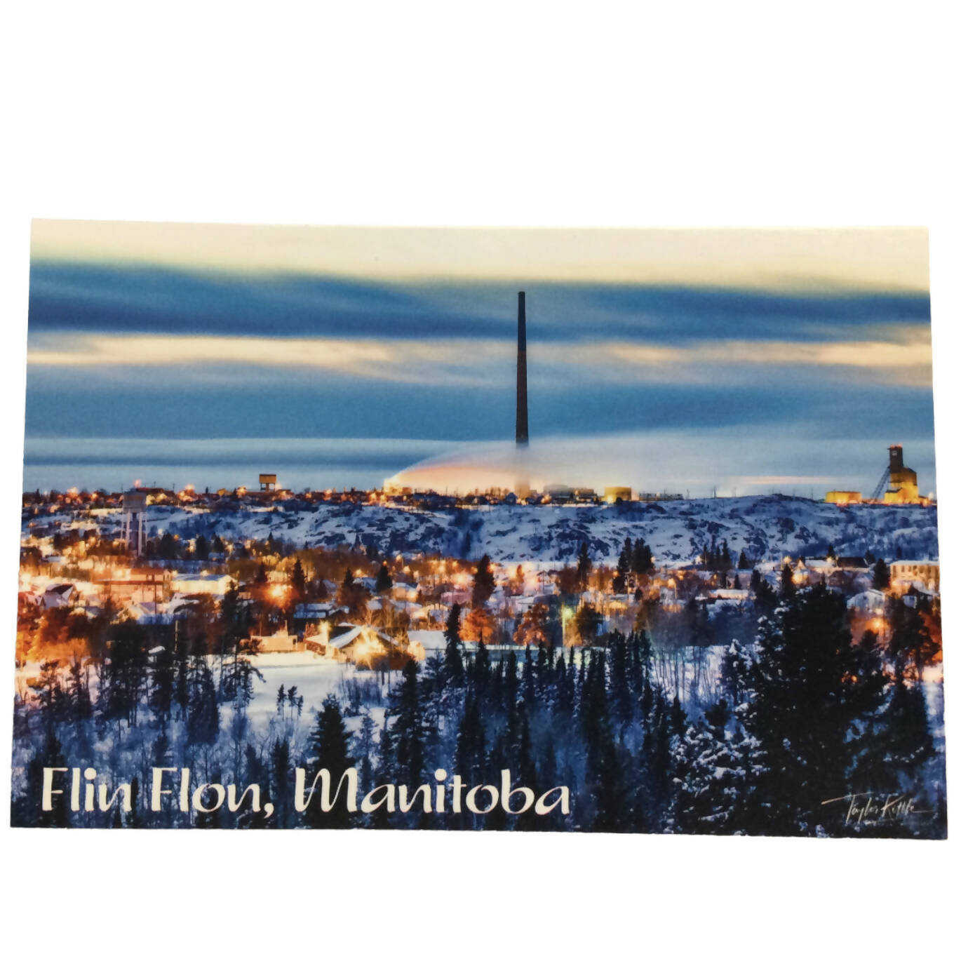 Winter Wonderland Flin Flon Postcard