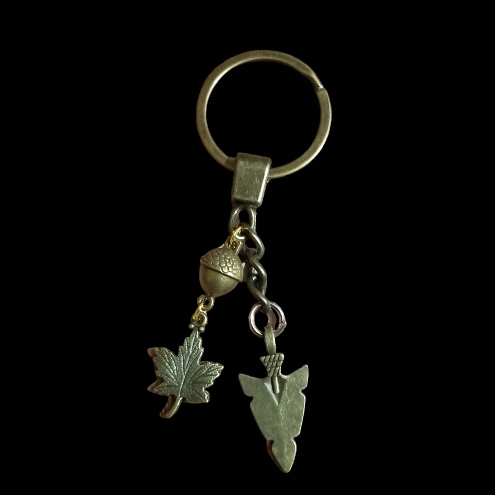 Brass Arrow Keychain