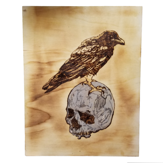 Raven Wood burning