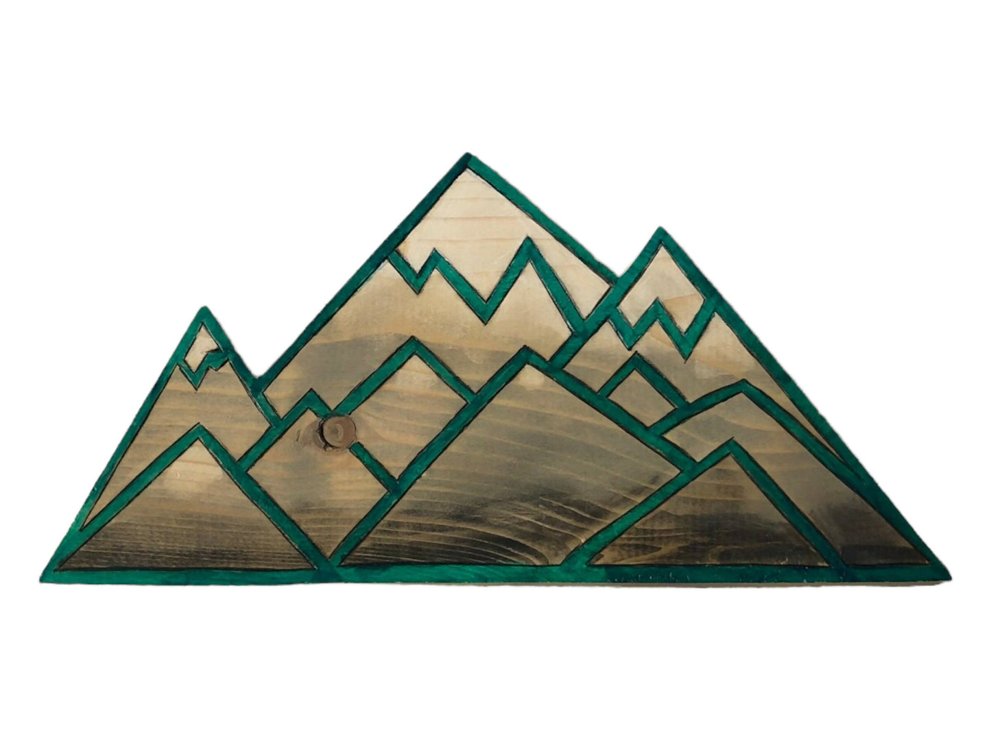 Mountains Wall Hanging - Ash In Green