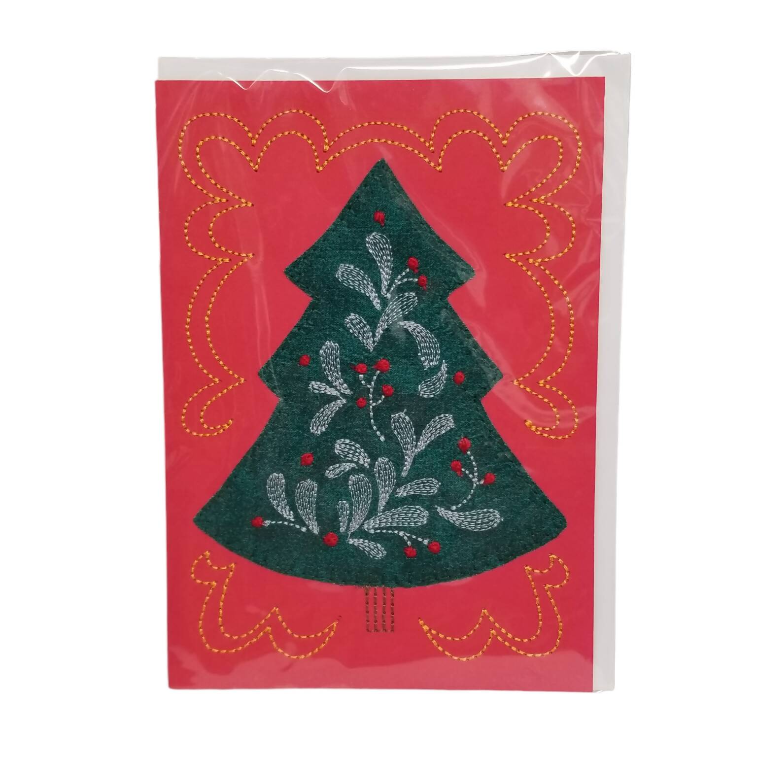 Embroidered Holiday Card